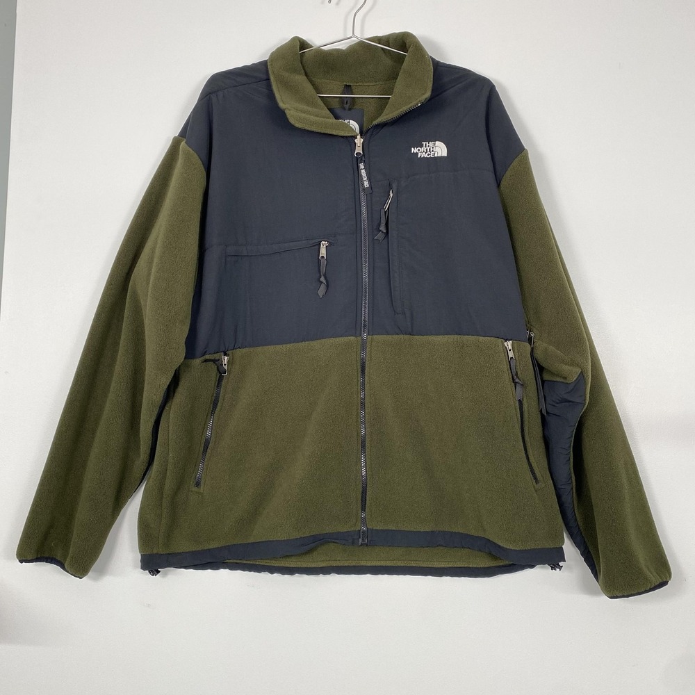 The North Face Jacket Mens 2XL Green Polartec 300 Fleece Full Zip Outdoor Hiking